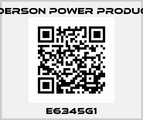 E6345G1 Anderson Power Products