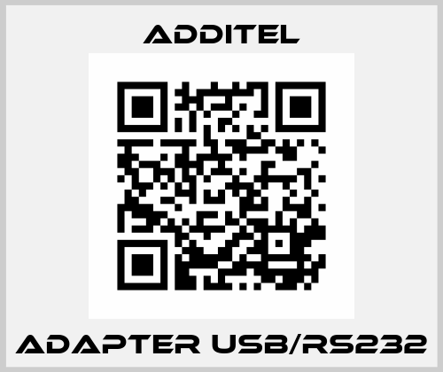 Adapter USB/RS232 Additel