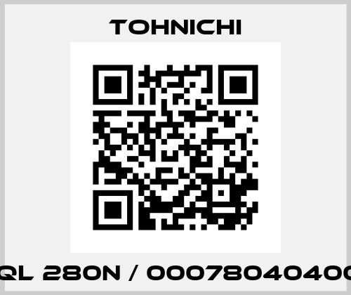 MQL 280N / 000780404000 Tohnichi