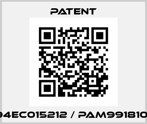 194EC015212 / PAM9918100 Patent