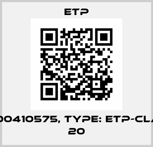 Nr. 200410575, Type: ETP-CLASSIC 20 Etp