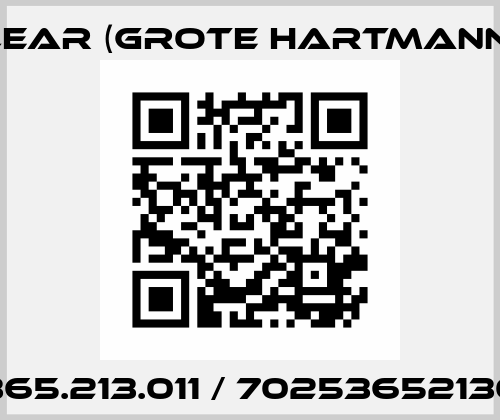 25365.213.011 / 70253652130110 Lear (Grote Hartmann)