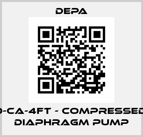 DL50-CA-4FT - Compressed air diaphragm pump Depa