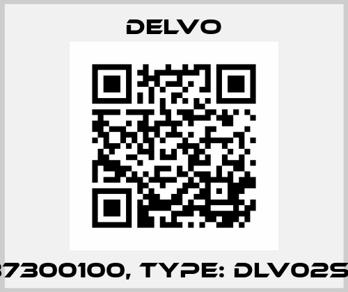 P/N: 37300100, Type: DLV02SL-CKE Delvo