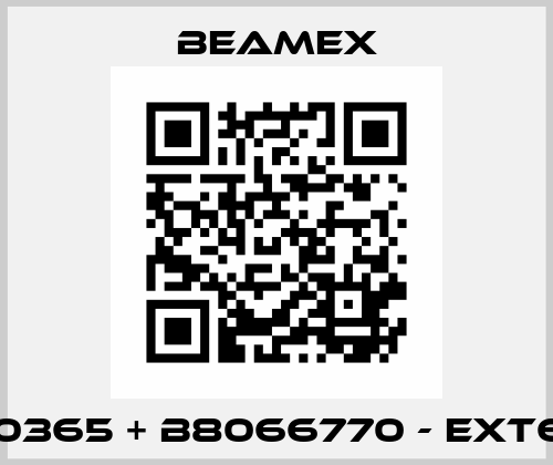 B9240365 + B8066770 - EXT600-IS Beamex