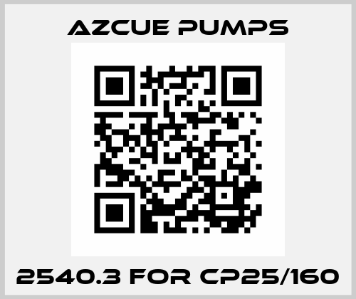 2540.3 for CP25/160 Azcue Pumps