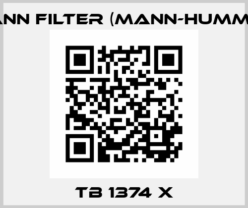 TB 1374 X Mann Filter (Mann-Hummel)