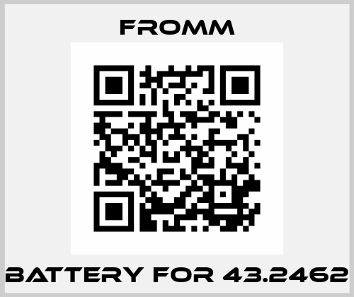 Battery for 43.2462 FROMM