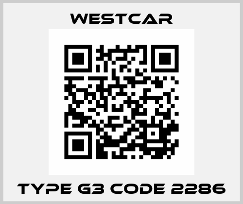 Type G3 code 2286 Westcar