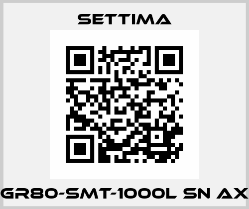 GR80-SMT-1000L SN AX Settima