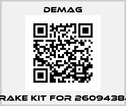 Brake kit FOR 26094384  Demag