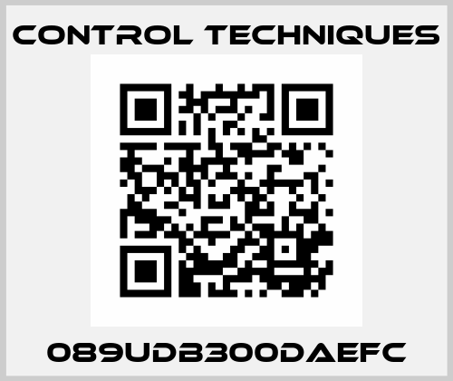 089UDB300DAEFC Control Techniques