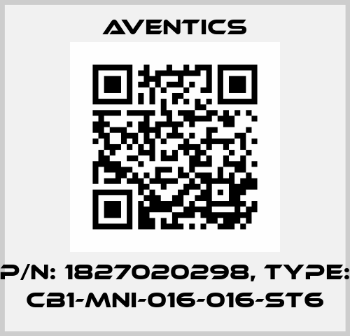 P/N: 1827020298, Type: CB1-MNI-016-016-ST6 Aventics