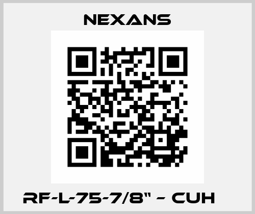 RF-L-75-7/8“ – CUH 	 Nexans