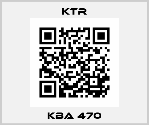 kba 470 KTR