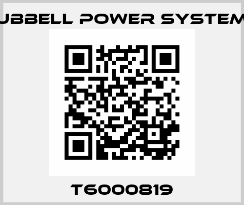 T6000819 Hubbell Power Systems
