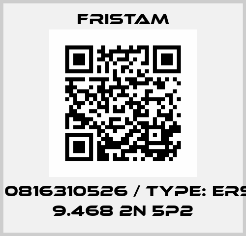 p/n: 0816310526 / Type: Ers-Gl 9.468 2N 5P2 Fristam