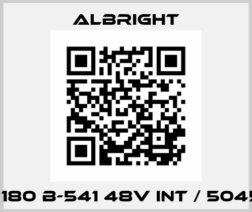 SW 180 B-541 48V INT / 504525 Albright