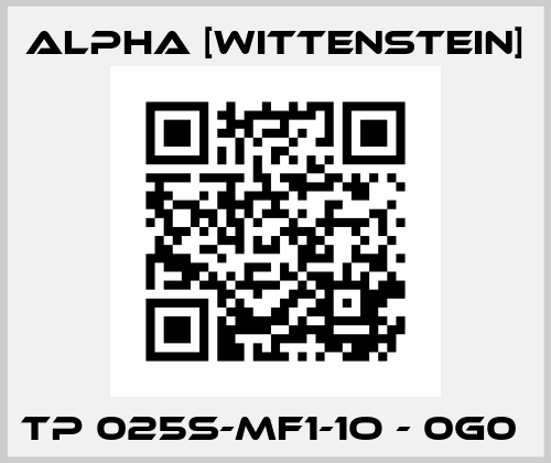 TP 025S-MF1-1O - 0G0  Alpha [Wittenstein]