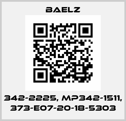 342-2225, MP342-1511, 373-E07-20-18-5303 Baelz