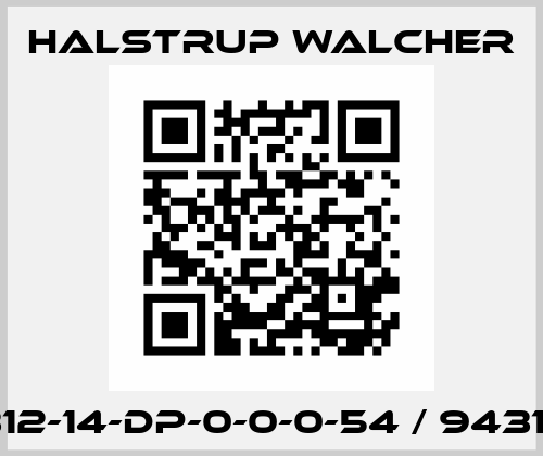 PSE312-14-DP-0-0-0-54 / 9431.0214 Halstrup Walcher