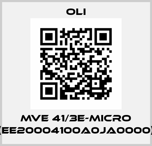 MVE 41/3E-Micro (EE20004100A0JA0000) Oli