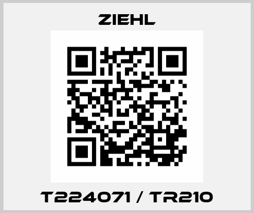 T224071 / TR210 Ziehl