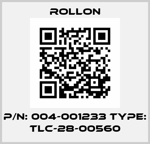 p/n: 004-001233 type: TLC-28-00560 Rollon