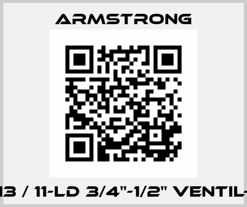95113 / 11-LD 3/4"-1/2" Ventil-1/8" Armstrong