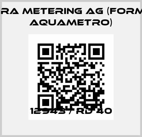 12943 / RD 40 Integra Metering AG (formerly Aquametro)