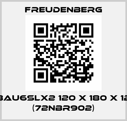 BAU6SLX2 120 x 180 x 12 (72NBR902) Freudenberg
