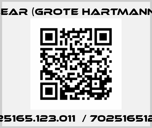 GHW 25165.123.011  / 70251651230110 Lear (Grote Hartmann)