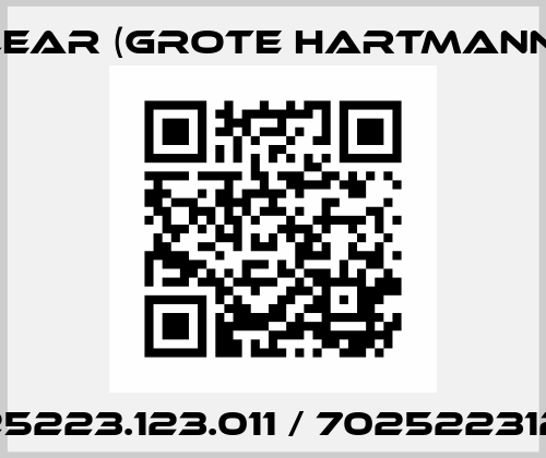 GHW 25223.123.011 / 70252231230110 Lear (Grote Hartmann)