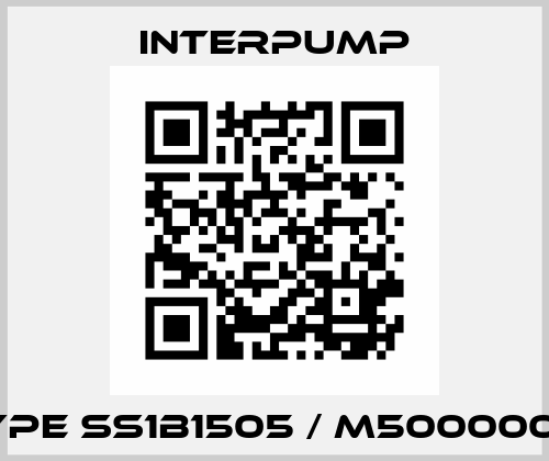 Type SS1B1505 / M50000001 Interpump