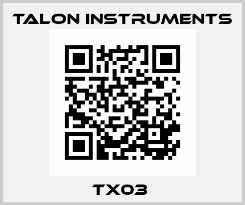 TX03  Talon Instruments