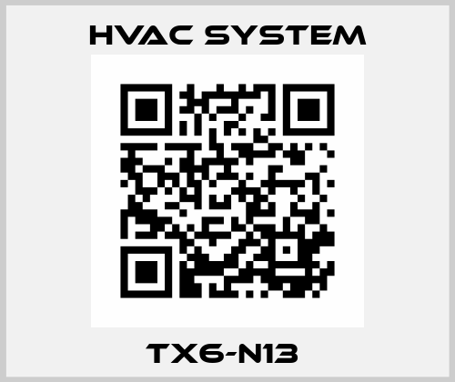 TX6-N13  HVAC SYSTEM