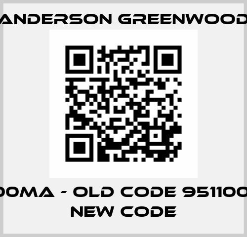 951100MA - old code 951100MFA new code Anderson Greenwood