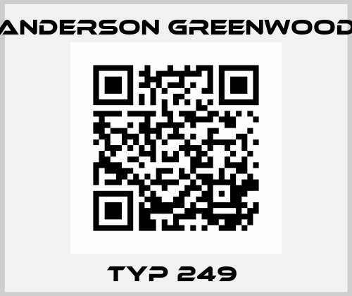 TYP 249  Anderson Greenwood