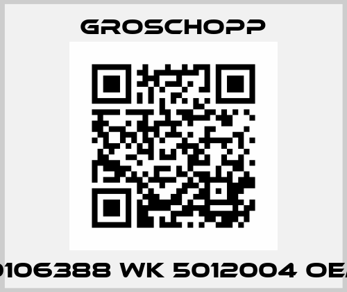 10106388 WK 5012004 OEM Groschopp