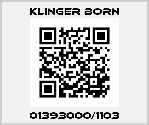 01393000/1103 Klinger Born