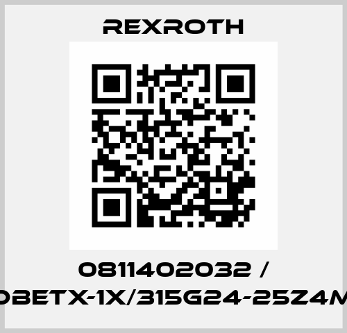 0811402032 / DBETX-1X/315G24-25Z4M Rexroth