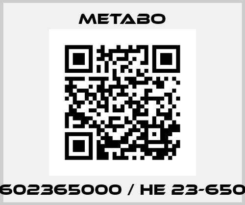 602365000 / HE 23-650 Metabo