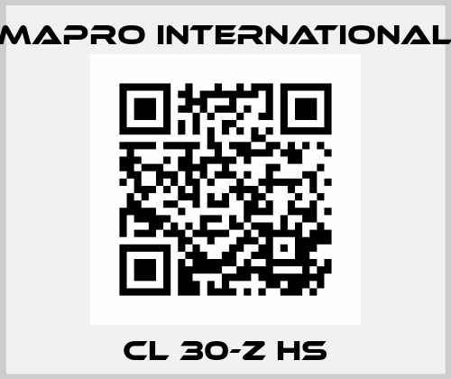 CL 30-Z HS MAPRO International