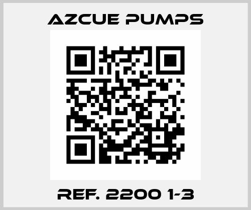 Ref. 2200 1-3 Azcue Pumps