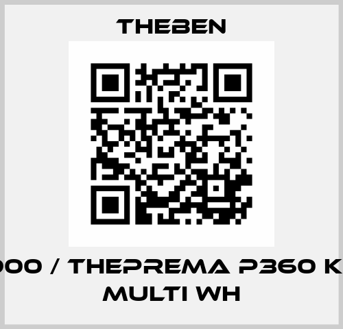 2079900 / thePrema P360 KNX AP Multi WH Theben
