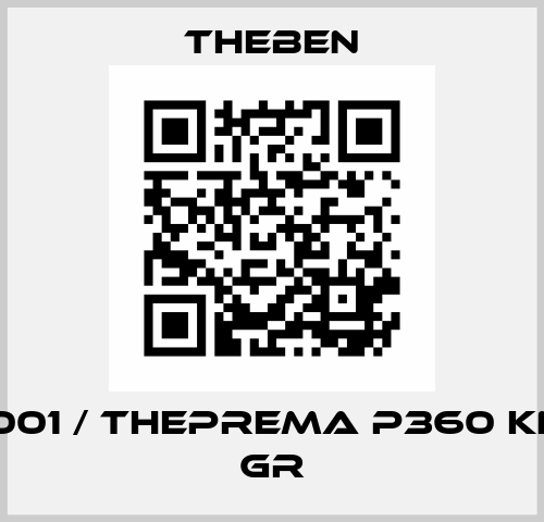 2079001 / thePrema P360 KNX UP GR Theben