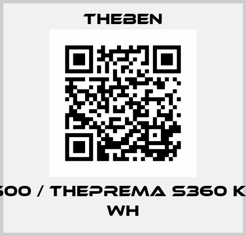 2079500 / thePrema S360 KNX UP WH Theben