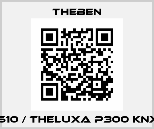 1019610 / theLuxa P300 KNX WH Theben
