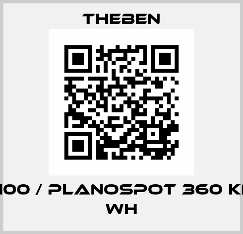 2039100 / PlanoSpot 360 KNX DE WH Theben