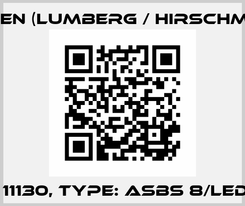 P/N: 11130, Type: ASBS 8/LED 5-4 Lumberg (Belden)